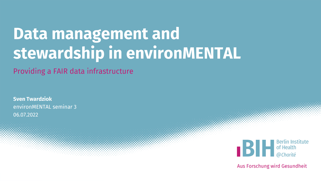 environMENTAL Data management and stewardship in environMENTAL