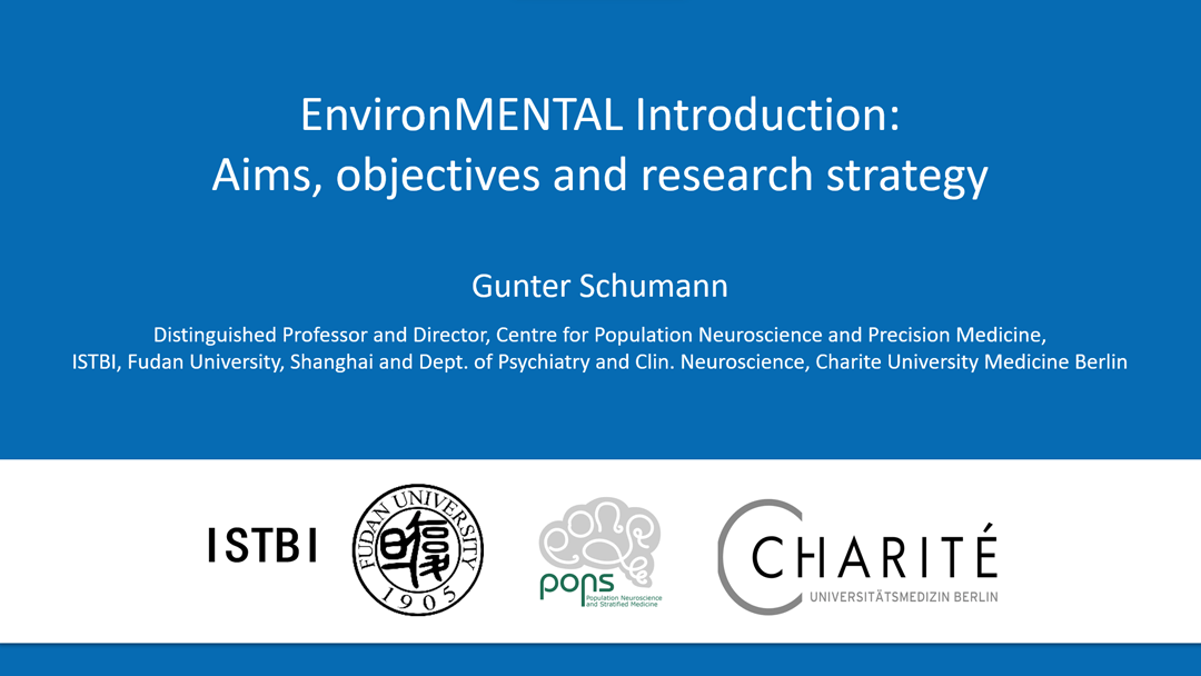 environMENTAL Seminar Series - Introduction: Aims, objectives and research strategy