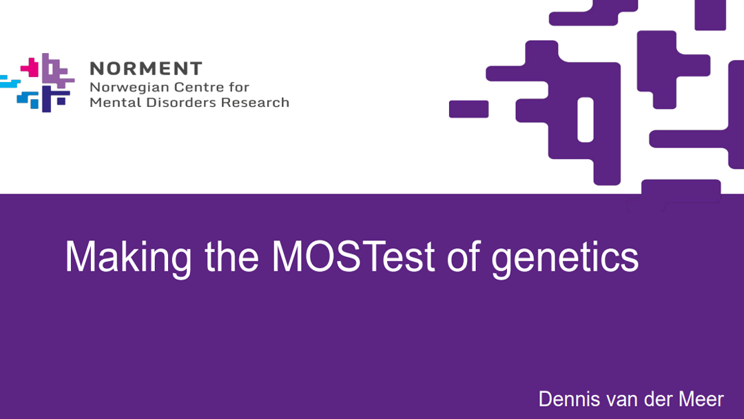 environMENTAL Making the MOSTest of genetics multivariate approaches to variant discovery and disorder prediction